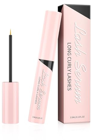 Sins 'n Lashes Eyelash Serum per ciglia naturali lunghe Sins 'n Lashes, siero per ciglia profonde e più spesse, più lunghe e più forti (1 blocco rosa)