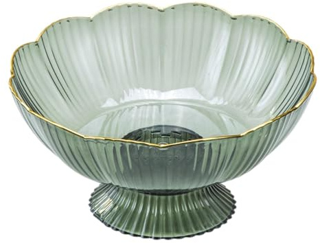 Frutero De Centro De Mesa, Soporte De Exhibición De Postre, Cuenco De Cerámica Con Patas, Soporte De Exhibición De Postre, Cuenco Para Granja, Cocina, Panes, Aperitivos, Adornos Para El Hogar