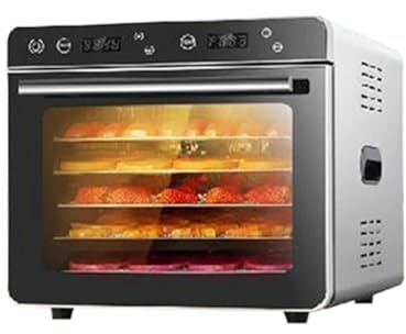 6-Layer Fruit Dehydrator 30-85° Temperature Adjustable 0.5-24H Timing Commercial Household Vegetable Air Dryer