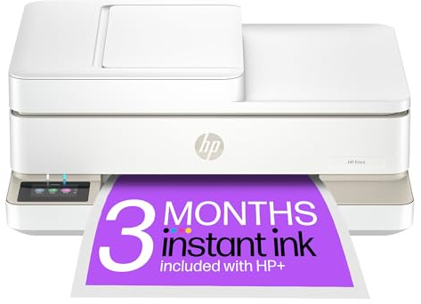 HP Envy 6520e All in One Printer | Perfect for Home | Colour | Wireless | Print, Scan & Copy | 3 months free Instant Ink | Automatic 2-sided Photo Printing | Beige