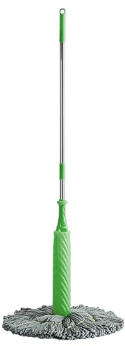 Trapeador De Limpieza Doméstica, Trapeador Deshidratado 2 En 1,Fregona deshidratada limpiadora de Mango Largo para baño | Limpiador Altamente Absorbente para Pared de Piso de baño