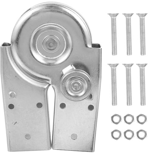 DEARMAMY Bisagra para Escalera Plegable de Aluminio Reforzado 25X50 MM Pasador y Tornillos Conector de Junta para Escalera de Tijera Accesorio Resistente y Domésticas