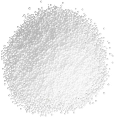Alipis Bolitas de Espuma de Poliestireno Blancas 3-5 MM 300 G para Relleno de Sillones Cojines y Manualidades Cuentas Ligeras de Repuesto para Sillones y Relleno de Almohadas para