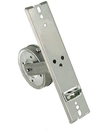 MOBILA TP45056 Avvolgitore ad Incasso per Tapparelle, Interasse Fori 185 mm, Ferro Zincato, per Cintini Max 6 Metri, Grigio