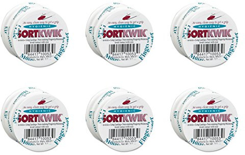 Lee Sortkwik Fingertip Moistener, 3/8 oz, 6 Sets of 3 Packs