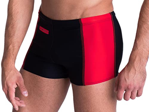 Aquarti Bañador de Hombre Tipo Boxer con Bolsillo