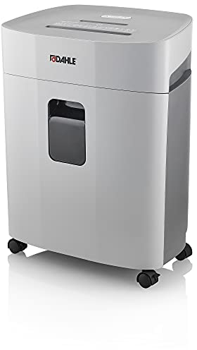 Dahle PaperSAFE PS 380 Aktenvernichter (15 Blatt, Sicherheitsstufe P4, Partikelschnitt, öl- und wartungsfrei, 25 Liter) grau
