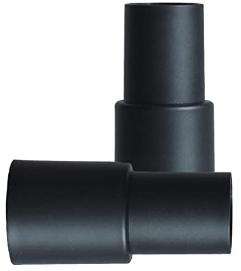 2er Set Universal Anschluss Adapter 35 / 32 mm für Staubsauger Bodendüse | Adapteranschluss in schwarz | Universeller Reduzierstück für Staubsaugerdüse | Saugrohr - Zubehöradapter | Länge - 73,2mm