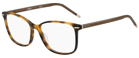 Hugo HG 1176 Rectangular Eyeglasses for Women's, 55 mm Size, Havana