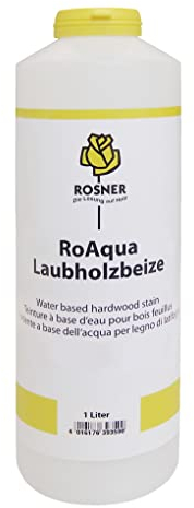 Rosner RoAqua Laubholzbeize wasserbasierend Holzlack Holzbeize farblos 1 Liter