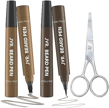 JVR 2er Bartfüllerstift (Hellbraun+Dunkelbraun)