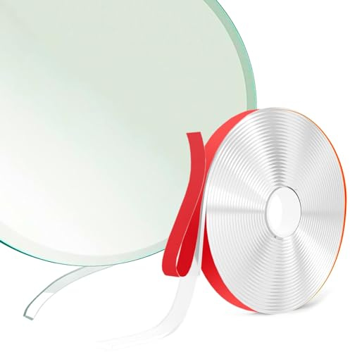 Tiruiya Silikon Dichtband Dichtlippe Glasbodenplatte - Dichtung Glasdichtungen Selbstklebend, Dichtlippe für Glasbodenplatten, Kaminofen, Ofenplatte, Bodenplatte, Feuerschutzplatte (5m x 2 pack)
