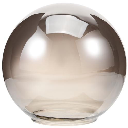 Artibetter Kugelförmiger Glas Lampenschirm 5 Zoll Ersatz Glasschirm Für Pendelleuchte Wohnzimmer Hängelampe Dekorativer Lampenschirm Für Innenbeleuchtung