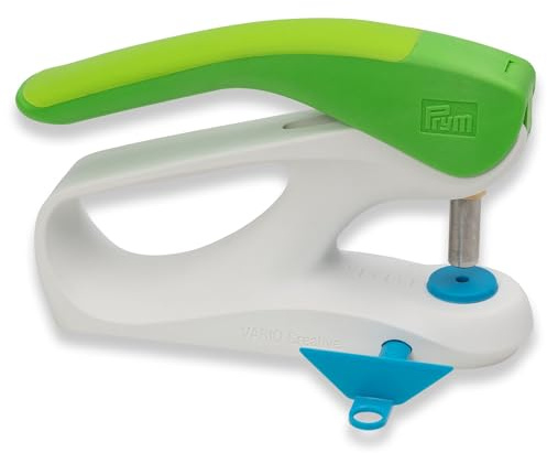 Prym 390908 VARIO Creative Tool, Werkzeug zur Verarbeitung von Prym Nähfreiartikeln, Druckknöpfe/Hohlnieten/Ösen, Lochwerkzeug, Limited Edition Grün/Blau
