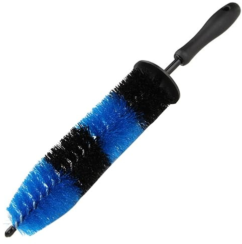 Gatuida Spazzola per Pulizia Cerchi Auto Spazzola Ergonomica per Rim Cleaner Dettagliata e Pratica per Pulire Ruote e Aree Difficili da Raggiungere