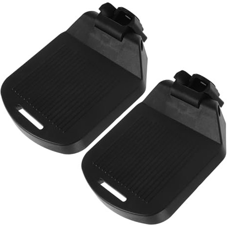 Anneome 2stücke Ersatz-fußstütze Für Rollstühle Beinstütze Für Rollstühle Fußplatten Für Hebefunktion Universalpedal Für Rollstuhlteile Zubehör Für Fußstützen