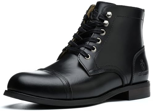 SL-Saint Handgemachte weiche Zehe Herren Klassische Stiefel Wasserdicht-Leder Kuhfell/Wolle Mode Winterschuhe