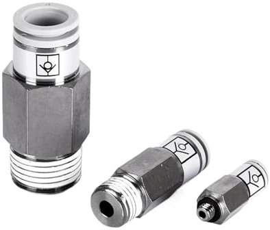 valve de boule ferme la valve, Clapet anti-retour pneumatique AKH Servies Raccord rapide Clapet anti-retour unidirectionnel for tuyau d'air AKH04A/06A/08A/10A/12A-M5/01S/02S/03S/04S(Akh04a01s)