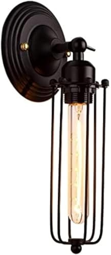 JZFOACHR Luci da Esterno per Lanterna Solare, luci murali a Parete Tubo Industriale retrò ad Angolo Regolabile in Metallo Lampada a Parete a Parete a v-intage sconces retrò di Illuminazione Interno