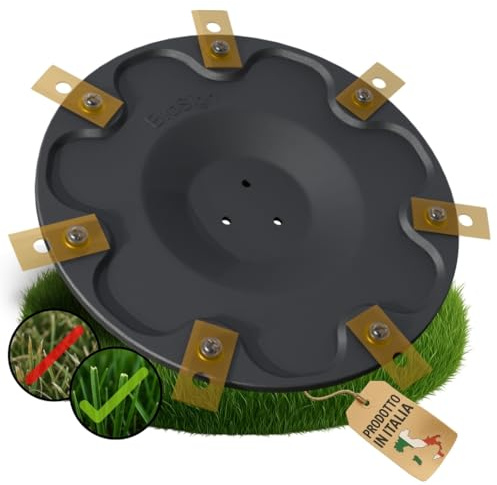 EvoSign disco a coltelli Tuning 7 lame compatibile con Ecovacs Goat (G1, G1-800, G1-2000, O500/O800 RTK, O1200 RTK, GX-600) – plastica rinforzata con fibra di vetro – con lame incluse