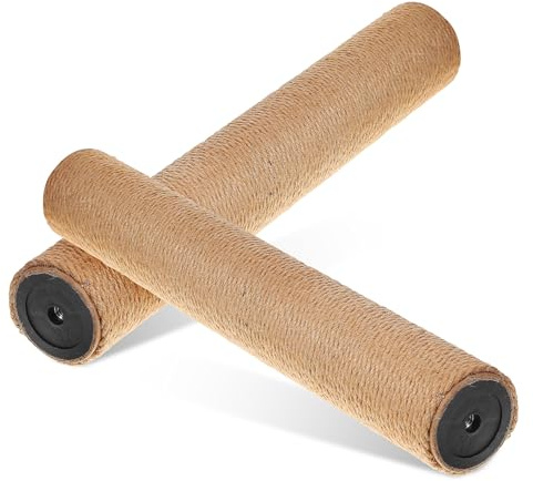 FONDOTIN Rascador para Gato De Yute Natural, Repuesto para Estructura De Escalada, Diámetro 6 Cm, 40 Cm De Largo, para Interiores, Gatos Domésticos
