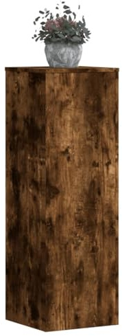 Generico Supporti per Piante 2 pz Rovere 33x33x100 cm Legno Multistrato,Marrone,31.4kg,3307886