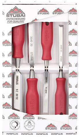 Stubai Stemmeisensatz, Plastikheft 4-teilig, 354104