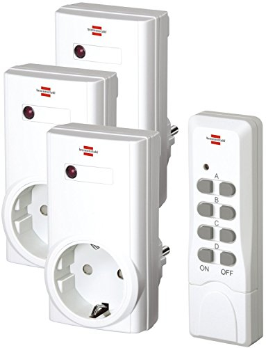 Brennenstuhl 2er Set RCS 1000 Funkschaltset - LED Leuchten - Fernbedienbares Elektrolicht-Set