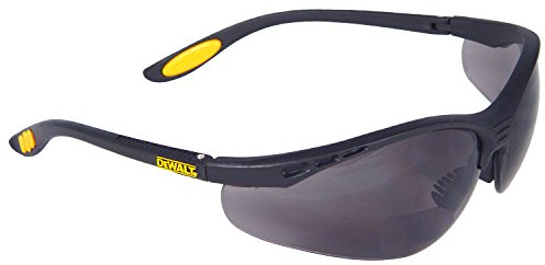 DEWALT DPG59-215D Reinforcer Rx Gafas de seguridad - Lente de humo 1.5 (1 par paquete), multicolor, talla única