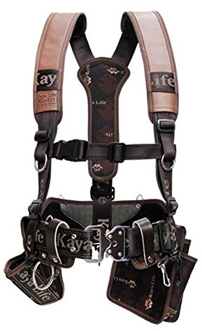 Kaya Life Leather Multi Tool Holders Suspender + a Drill Holster + a Multi Tools Holster + a Wide Width Belt