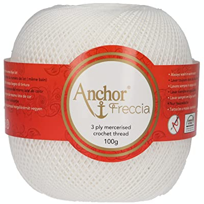 Anchor 4785008-07901 virkgarn, 100% bomull, 7901, tjocklek 8