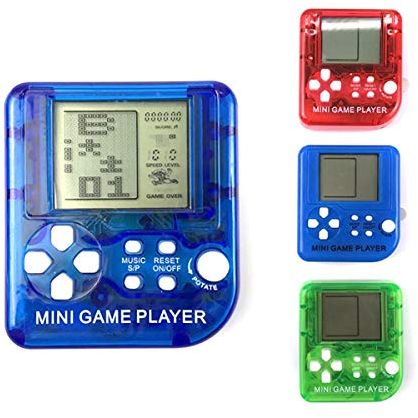 BSTCAR Console de Jeu Rétro Avec Trousseau de Clés - Mini Console Intégrée, 26 Jeux Classiques, Légère et Portable - Cadeau Pour Enfants