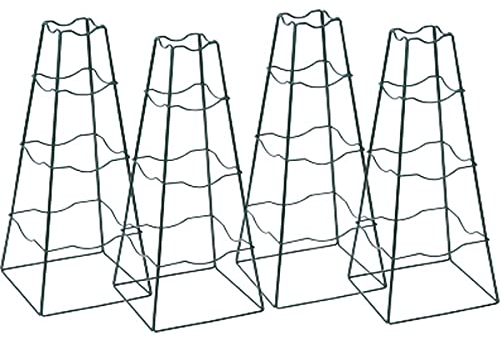 KL-Toys Wasserbahn Ständer / 4er Set/für den Einsatz von Wasserspielbahnen/Maße: Basis: 30 x 30 cm, Oben: 17 x 17 cm, 68,5 cm hoch/Material: pulverbeschichtetes Metall/für Kinder ab 3 Jahre