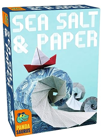 Pandasaurus Games Sea Salt and Paper Card Game - Ocean-Themed Strategy Game, Fast-Paced and Tactical, Fun Family Game for Kids and Adults, Ages 8+, 2-4 Players, 30-45 Minute Playtime
