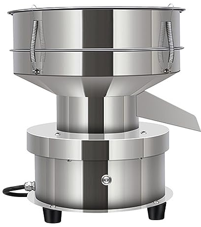 TAHALI Máquina tamizadora de Polvo automática, máquina tamizadora vibratoria eléctrica, tamiz vibratorio eléctrico con tamiz de harina 1350r/min, tamiz vibratorio,220V-15cm