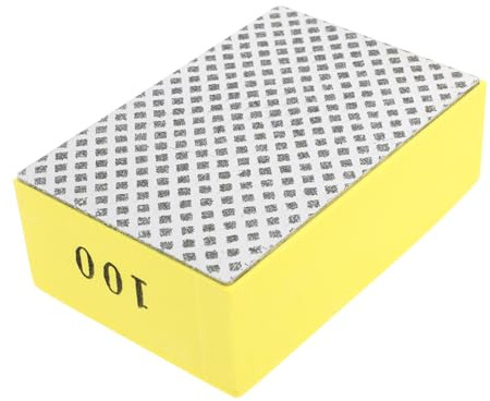 OSALADI 2pezzi Blocco Di Carteggiatura Manuale Diamante Per Lucidatura Strumento Per Rifilatura e Levigatura Di Superfici Ceramica e Grit