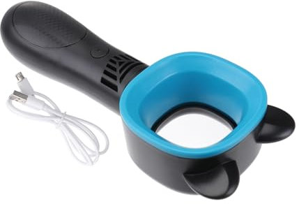 Cabilock Cat Ears Design Mini Fan Usb Rechargeable Bladeless Air Fan Safe Plastic Portable Handheld No Leaf Cooling for Summer