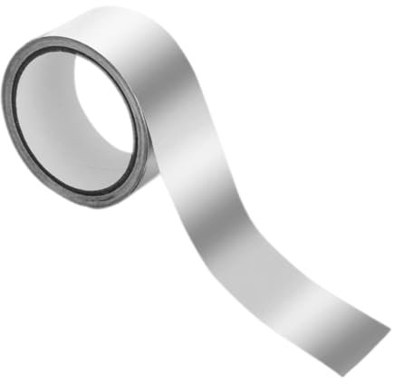 ASAKKURA Selbstklebendes Aluminiumfolienband Für Rohrleitungen Metallband Mit Hoher Temperaturbeständigkeit Für Elektrische Reparaturen Und Isolierung Leicht Anzuwendendes Dichtungsband