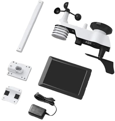 Professional WiFi Weather Station Internet Wireless With Outdoor Sensor Rain Gauge Weather Forecast Wind Gauge Nicety Meter