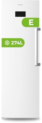 Aspes Congelador Vertical Blanco ACV185601ENFD. Capacidad 274 Litros, Puerta Reversible, Bajo Nivel Sonoro, Eficiencia Energética Clase E