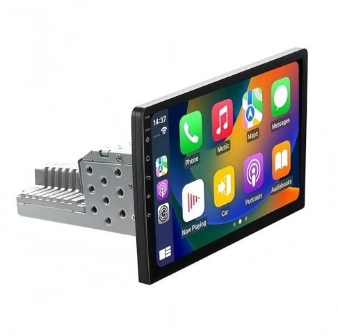 Tablet per auto Autoradio 1 DIN Android 13 con GPS, video, wireless, Carplay, Auto