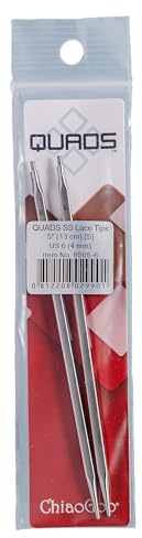 Quads SS Spitzenspitzen, 13 cm [S], US 6 (4 mm)