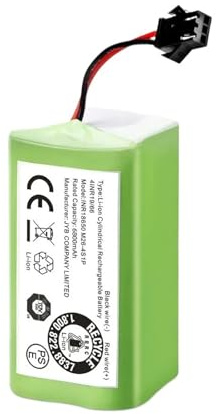 Batería de repuesto de 14,4 V, 2600 mAh, compatible con Conga, Excellent 990 1090 1790 1990, compatible con Deebot, N79S N79 DN622, compatible con RoboVac, 11(3000mAh)