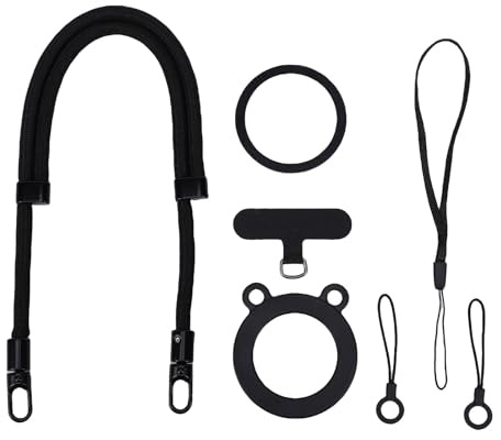 ZDAGELD Cuerda Magnética para Colgar en el Cuello, N52, Fuerte Correa Ajustable para Teléfono Celular, Cordón con Anillos de Oso para Filmación en el Pecho, Suspensión de Mochila, Uso