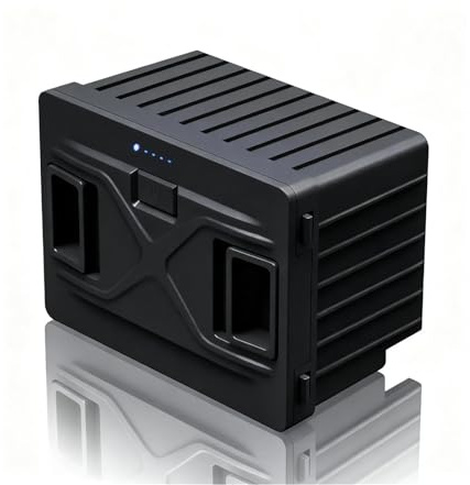 Banco de energía portátil for refrigerador coche, batería 15600mAh/173Wh 12,6V Compatible con Alpicool, congelador, Camping(Battery)