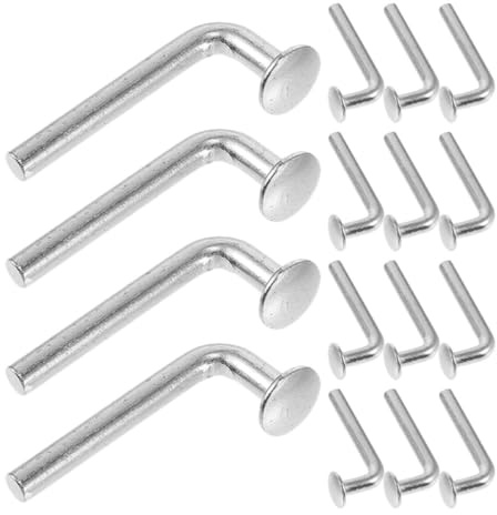 MOBUTOFU Perni di Sicurezza 50 Pezzi in Ferro per Scaffalature Portapallet Clip Anti-Caduta per Fissaggio Ripiani in Casa e Ufficio