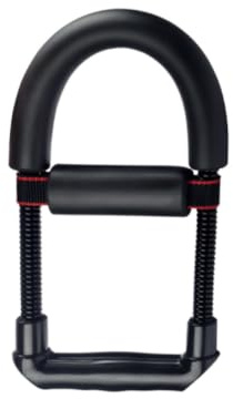 Handgelenktrainer Armtrainer Elektrophorese Schwarz Verstellbar | Hohe Elastizität, Federstahl mit Schwamm, für Fitnessstudio und Badmintontraining