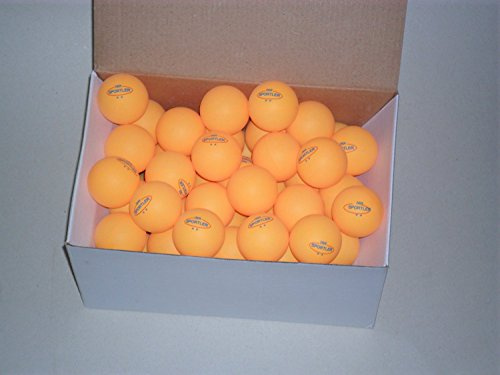 Der Sportler GmbH 72 TT-Bälle Tischtennisbälle 40mm Gute Trainingsqual. ** orange (Versand aus D)