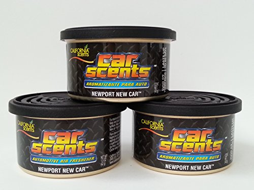 Car Scents California Sents Newport New Car Lufterfrischer 3er Sparpack - Set