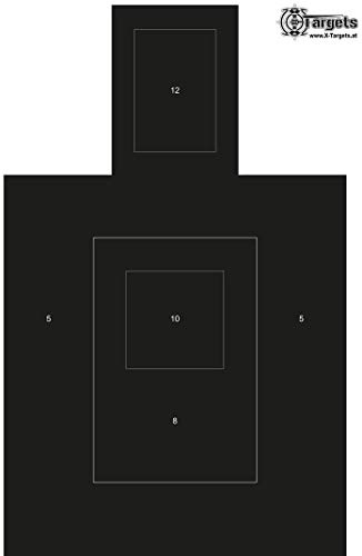 Stora målskivor R.E.C. Target/50 x 70 cm/papper 120 g/m² (20 stycken)